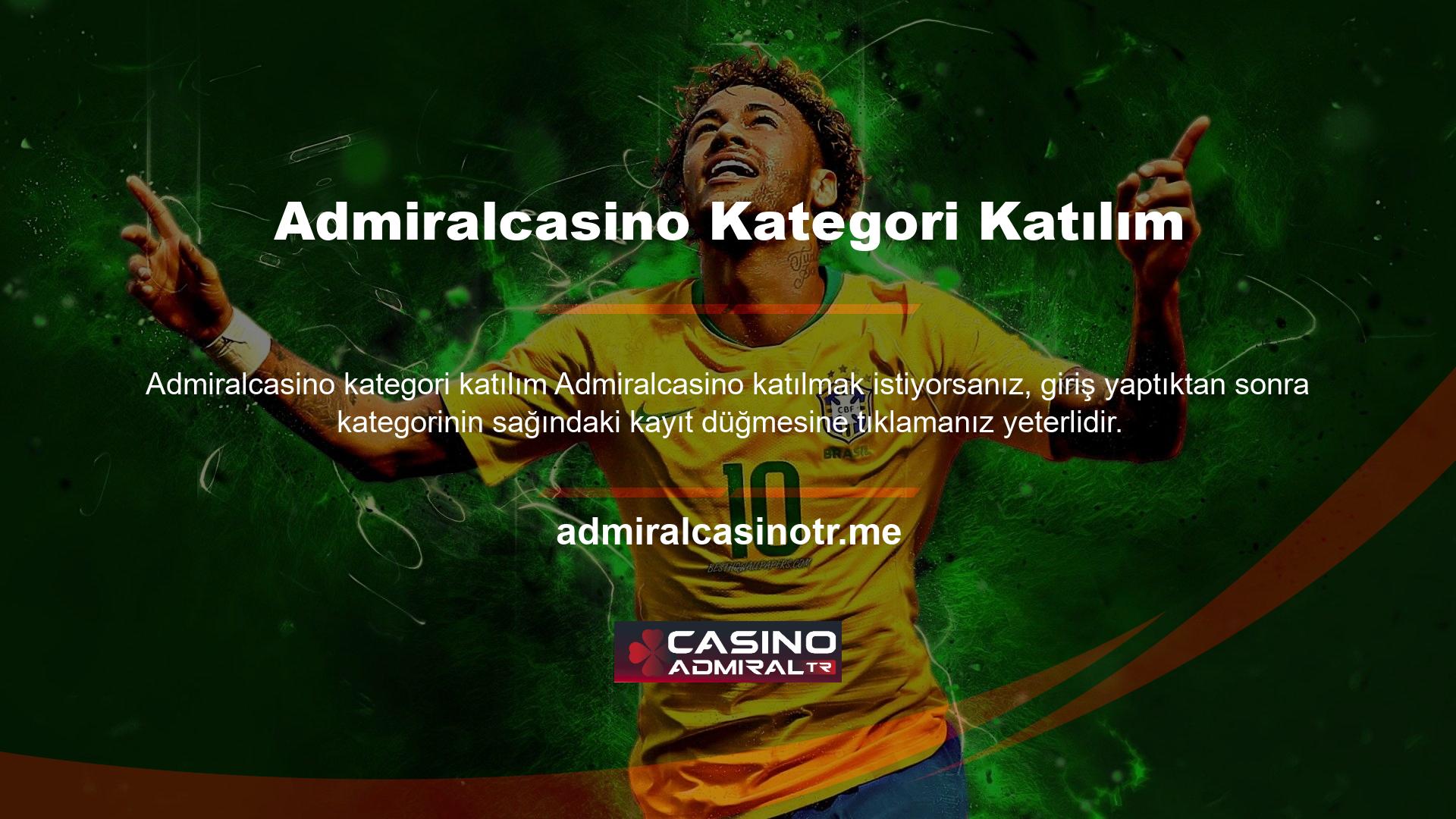 Bu düğmelere tıklayarak Admiralcasino için üyelik formuna erişebilirsiniz
